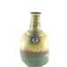 Large Yellow Green Ceramic Bottle Vase - Textured and Glazed Art Decoration - Ready to Ship Clay Pottery