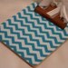 POST It NOTE magnetic CLIPBOARD Ocean Blue Chevron
