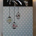 OOAK altered decorated clipboard BIRDS IN BIRDCAGES