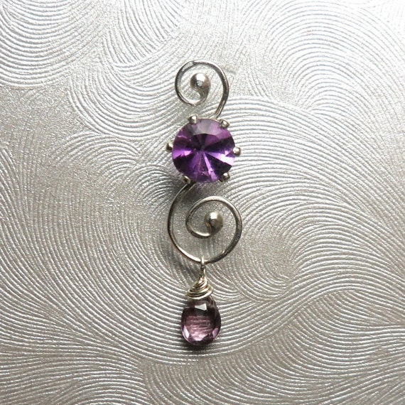 Fancy Purple Microdermal Jewelry