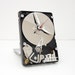 Clock made from a Computer hard drive