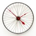 Recycled Bike Wheel clock