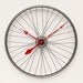 Recycled Bike Wheel clock