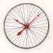 Recycled Bike Wheel clock
