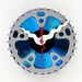 Recycled chainring gear clock