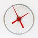 Recycled Bike Wheel Clock