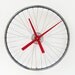 Recycled Bike Wheel Clock