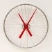 Recycled Bike Wheel clock