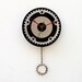 Recycled Bike Chain ring and 45 Record Clock