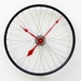 Recycled Bike Wheel clock