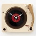 Recycled record player clock