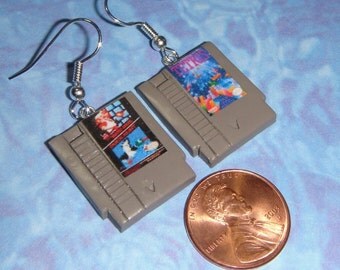 EARRINGS Nintendo Games - CHOOSE any 2 GAMES for your set