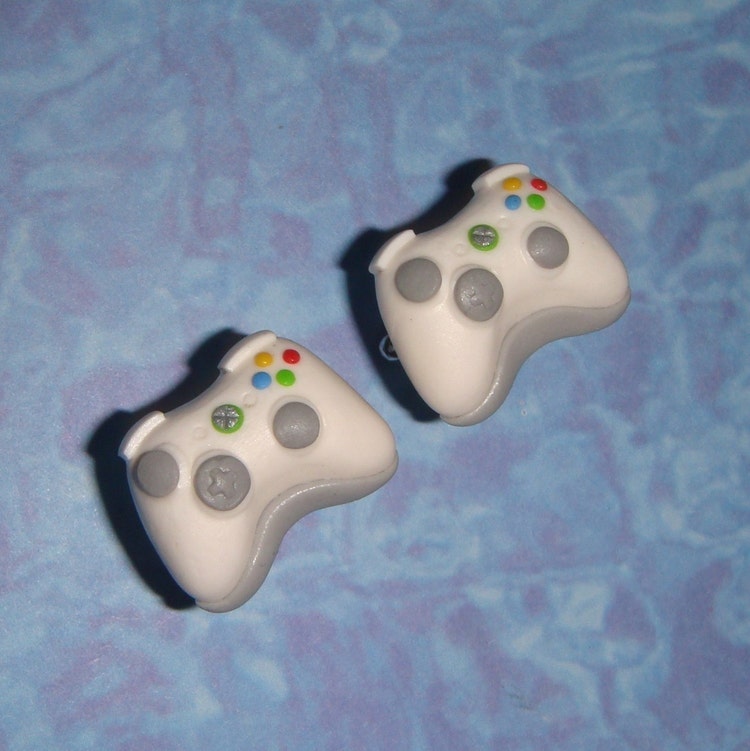 CUFFLINKS Xbox 360 controllers pick any color by TheClayCollection