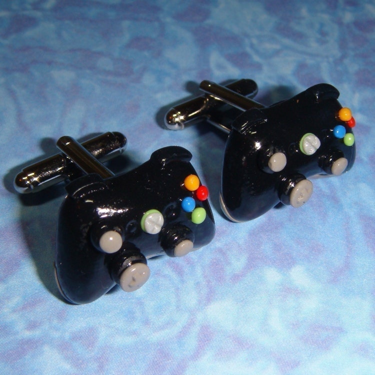 CUFFLINKS Xbox 360 controllers pick any color by TheClayCollection