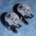 CUFFLINKS Millennium Falcon cuff links Star Wars polymer clay
