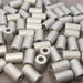 Shop Sale..SILVER EARTHY Greek Ceramic Small Tube Beads 6x10mm (15)