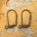 New Sale..4 Trinity Vintage Patina Plain Lever Back Earrings - Trinity Brass Co. LOW SHIPPING