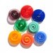 Fiesta Glass Handmade Disks - Handmade Lampwork Beads SRA