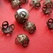 100pcs 10MM Antique Bronze Filigree Cone Beads Caps CAB051