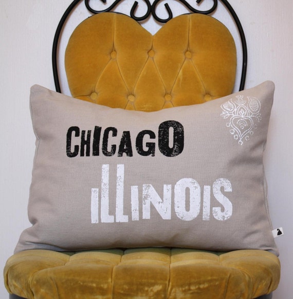 Chicago 12 x 16 Removable Pillow Cover with Insert