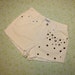 pale yellow studded vintage shorts