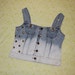 denim button up crop top