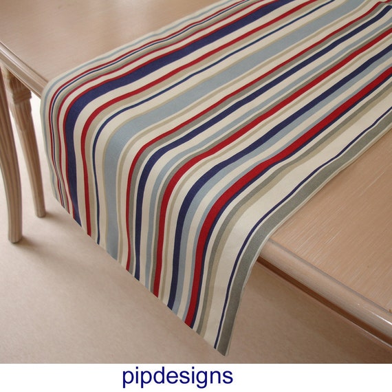 Table table Maritime Cotton Runner for by 6ft pipdesigns Red Table 72 table Runner runner