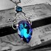 Siobhan - Elven Collection - Blue, Filigree and Jewel Neo-Victorian Gothic Necklace
