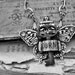 Journey - Butterfly and Antique Skeleton Key Necklace