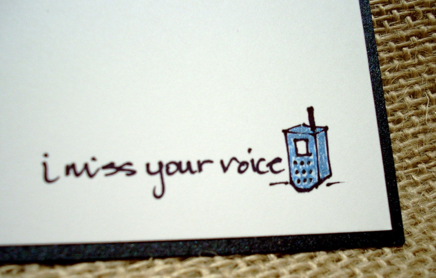 I Miss Your Voice Set Of 2 
