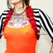 RESERVED. Victorian Carnival stripe BOLERO, black white large or small stripes, red or black lace trim. Gothic Chic Fashion