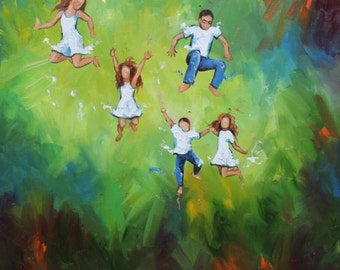 Commission your own Leap custom oil portrait painting by Roz