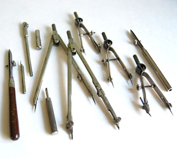 Vintage Dietzgen Commander Drawing Instruments Drafting Tool