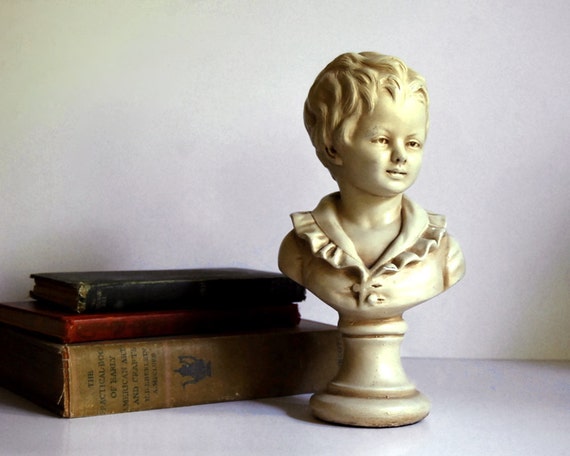 Marwal-Ind-Inc Vintage Statue Marwal Chalkware Bust of French by CalloohCallay