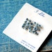 1950s Vintage Brooch Gerrys I Like Ike Political Pin Blue Rhinestone Brooch