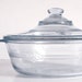Vintage Casserole Fire King Sapphire Blue Philbe Glass Serving Dish 1 1/2 Quart