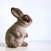 Vintage Bank Fuzzy Rabbit Easter Bunny Toy