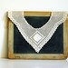Vintage Crochet Lace Collar or Yolk, Antique Trim Sewing Supplies
