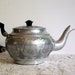 Vintage Teapot Aluminum Sona Ware English Kettle Bakelite Handle