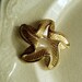 Vintage Brooch Crown Trifari Gold Tone Star
