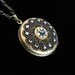 Astoria- Brass and Swarovski Crystal Locket Necklace