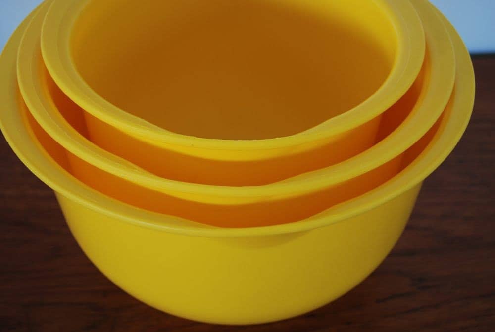 Heller USA Yellow Melamine Mixing Bowl Set by peacockmodern