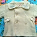 Vintage Baby Sweater Coat 3-6 Months