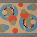 Floorcloth with Art Deco design for your Retro kitchen