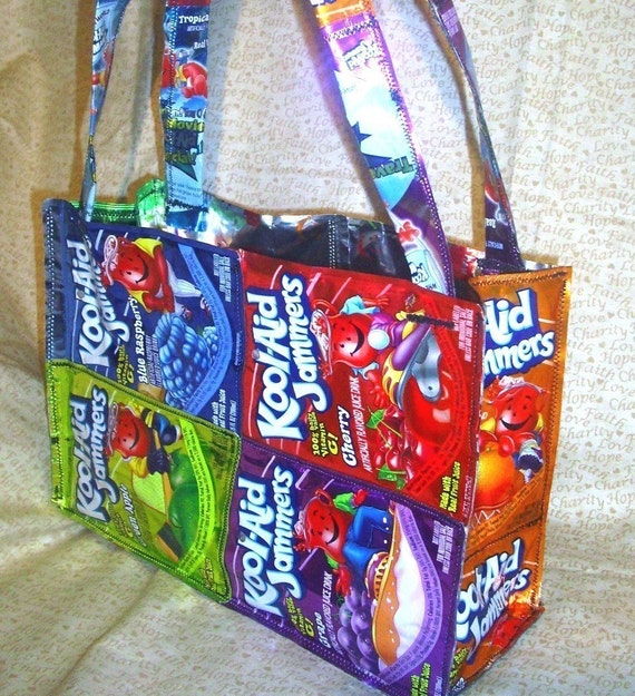 Rainbow Kool aid Jammers Juice Pouch Purse