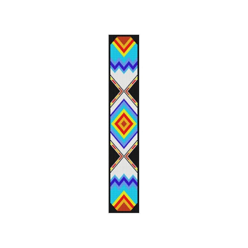 Native+American+Peyote+Beading+Patterns Bead Pattern Native American Navajo 2 Square / by Outoftheflames