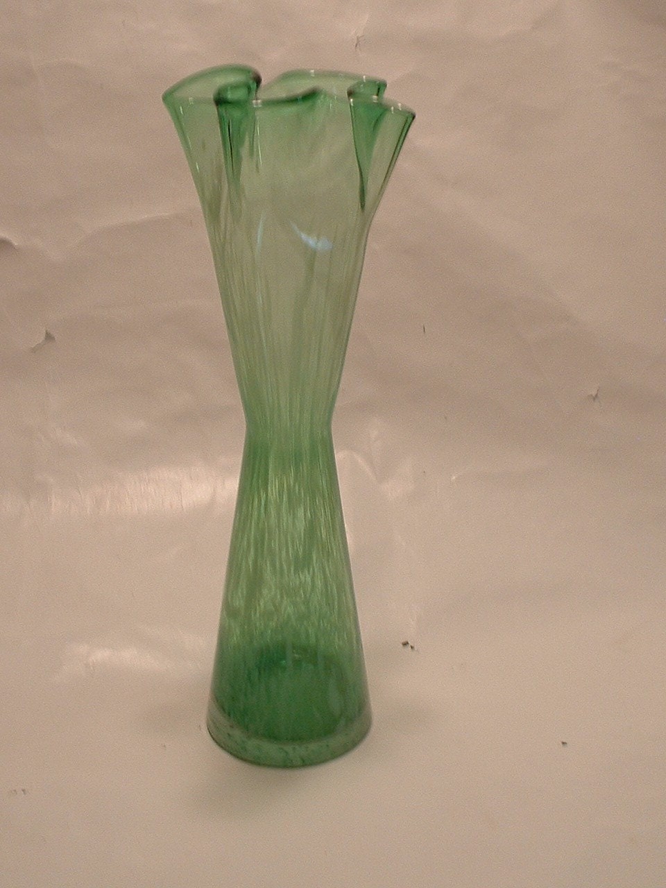 Vintage 12 Inch Tall Art Glass Vase