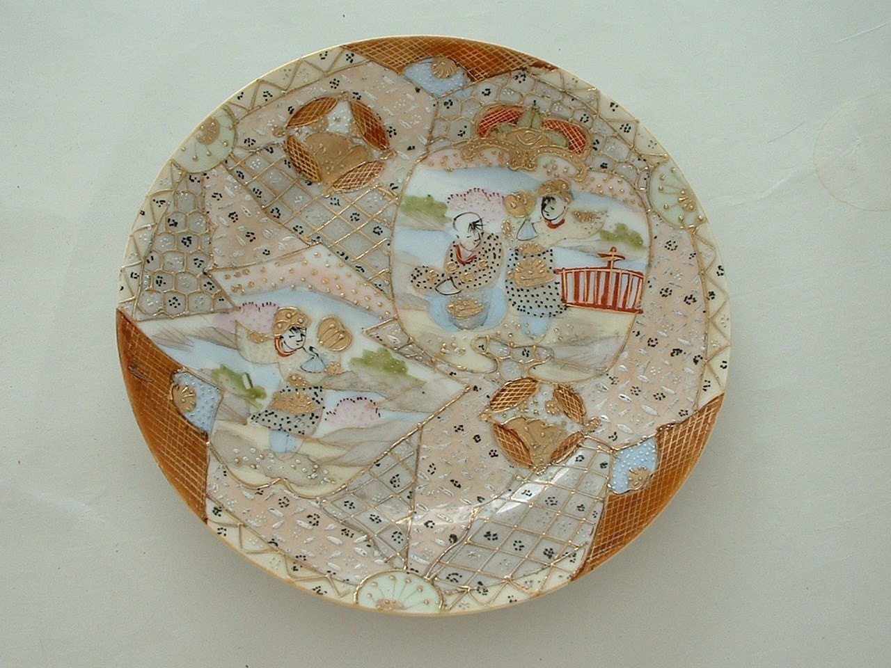 Vintage Royal Satsuma Nippon Porcelain Plate