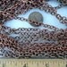 20 Feet of Vintage Textured Brass Chain, Bronze Color Plating, 5mm