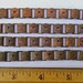 4 Vintage Book Chain Bracelet Blanks, Copper Plated Steel with Design and Holes for Adornments, 7 Inch